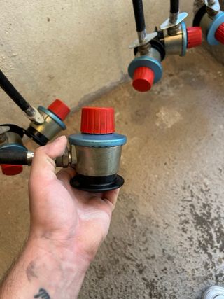 Rampa de gas propano