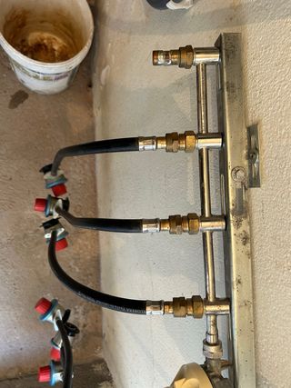 Rampa de gas propano