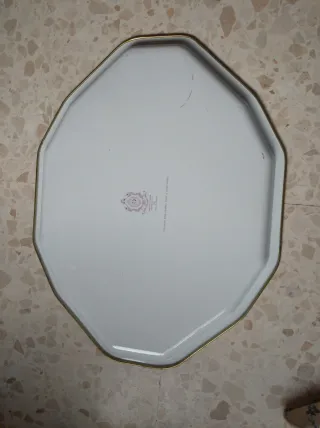 Bandeja Metálica Vintage Decorada