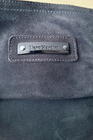 Stivali Nero Giardini in pelle numero 38