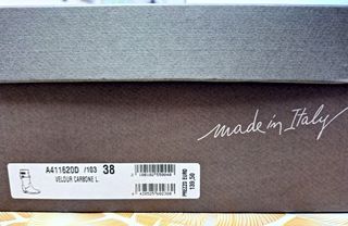 Stivali Nero Giardini in pelle numero 38