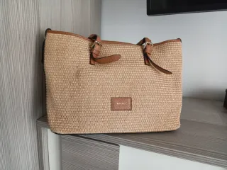 Borsa estiva MARANI beige e marrone
