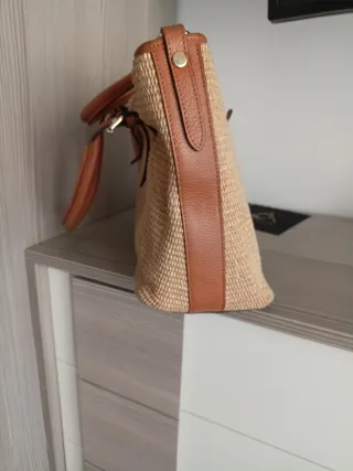 Borsa estiva MARANI beige e marrone