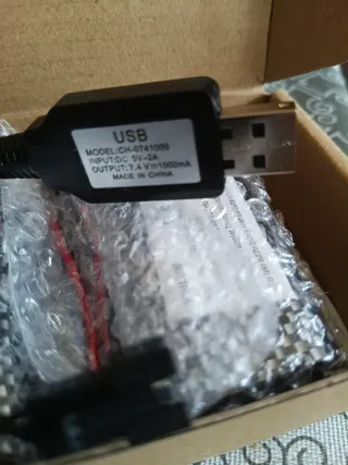 2 Baterías 7.4V Li-ion 1200mAh con cargador