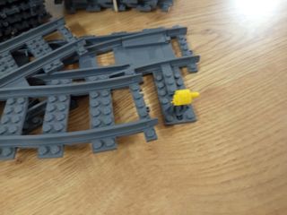 Lego Vías de Tren (Curvas y Desvíos)