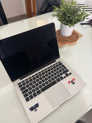 Ordenador Portátil Apple Plata y Negro