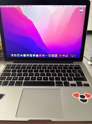 Ordenador Portátil Apple Plata y Negro