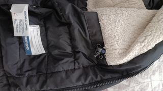 Chaquetón niño talla 6-7 negro