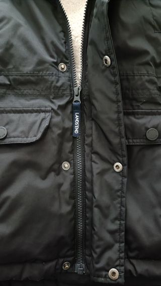 Chaquetón niño talla 6-7 negro