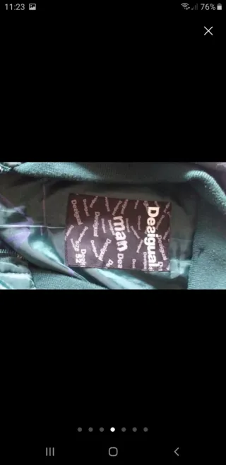 Americana punto Desigual gris y verde