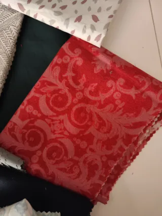 Retales de tela variados