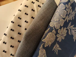 Retales de tela variados