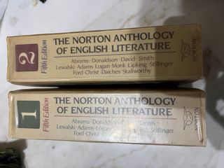 The norton anthology of english literature