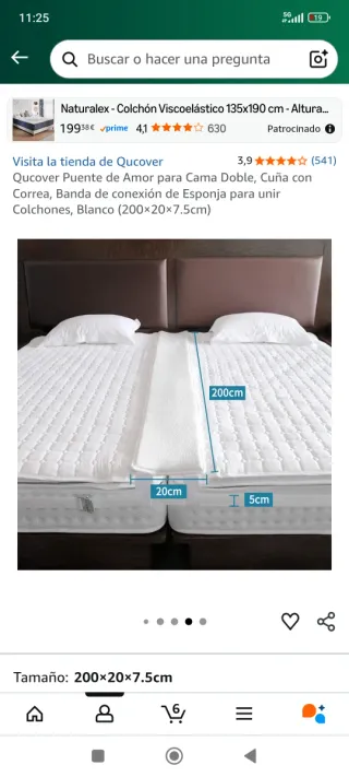 Banda di connessione in spugna per unire materassi