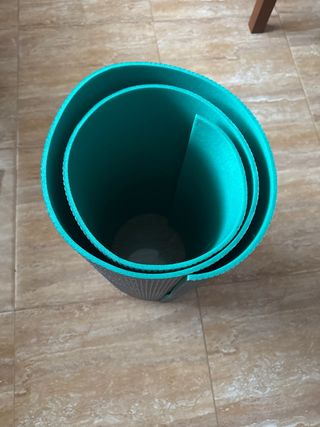 Esterilla de yoga verde