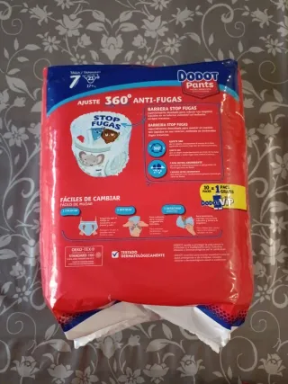 Dodot Pants Talla 7 - 23 uds.  17 o más kg.