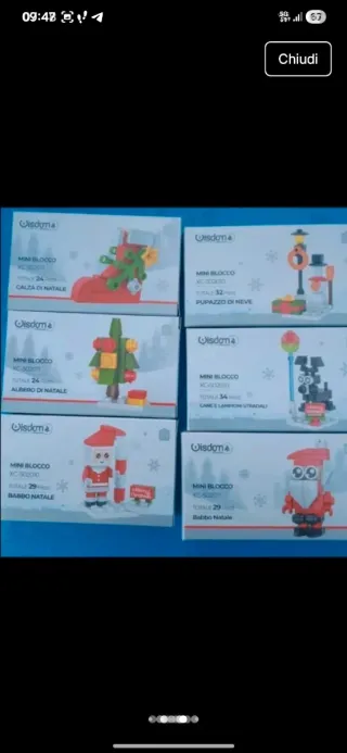 Mini blocchi da costruire 1,50 a pezz0,10 pezzi 1o