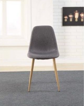 4 Sillas Grises Tapizadas