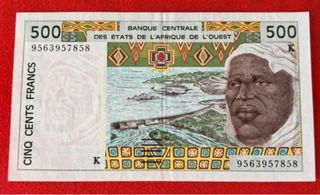 Banconote 500 Franchi Africa Occidentale