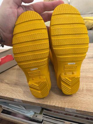 Botas de agua Hunter amarillas