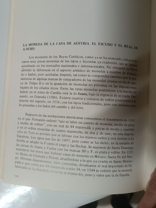 Libro Historia de la Moneda Española