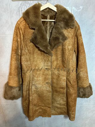 Abrigo de ante y pelo