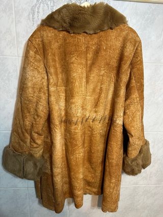Abrigo de ante y pelo
