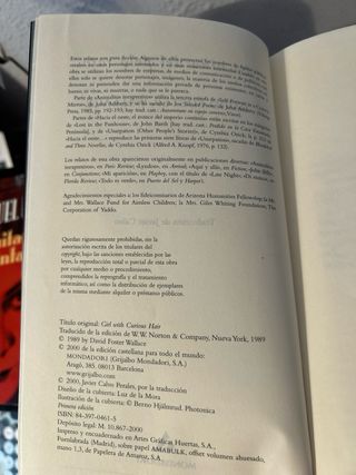 La niña del pelo raro - David Foster Wallace