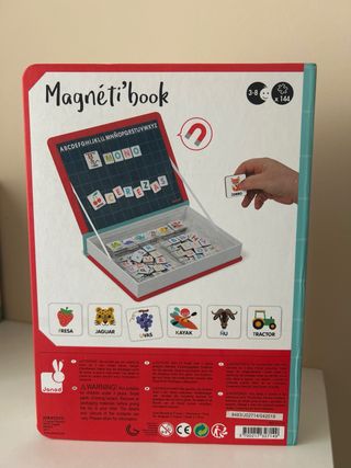 Libro Magnético Janod Alfabeto Español 144 Piezas