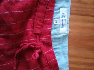 Pantalón Faconnable Rayas Rojas