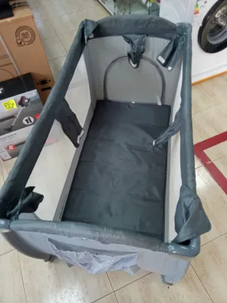 Cuna de viaje Asalvo gris