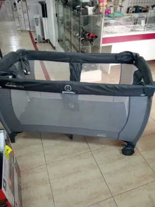Cuna de viaje Asalvo gris