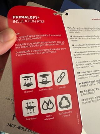 Giubbotto Jack Wolfskin Uomo Nero XL