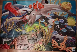 Puzzle 100 piezas (brilla) + Tabla recompensas