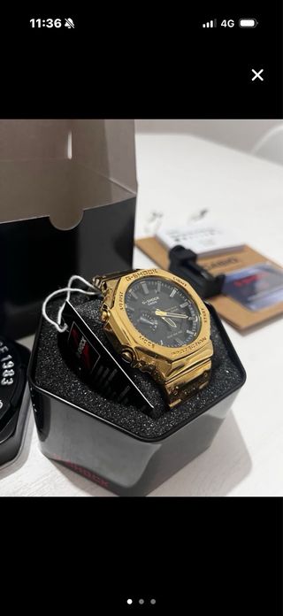 Reloj Casio G-Shock Dorado y Negro