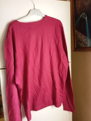 Blusa rosa manga larga