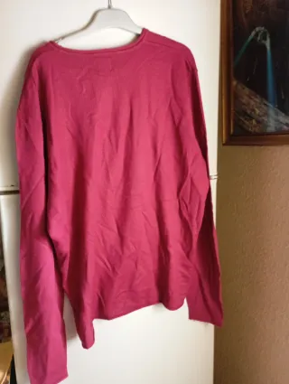 Blusa rosa manga larga