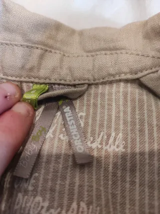 Americana lino bebé 6 meses