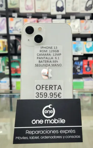 iPhone 13 128GB  Batería 88%