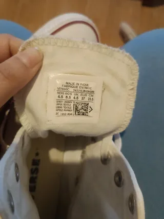 Zapatillas Converse Blancas Mujer verdaderas