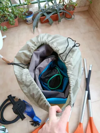 Kayak Sevylor con remos e hinchador