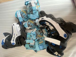 Patines en línea y protecciones infantiles