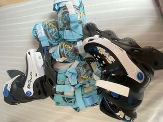 Patines en línea y protecciones infantiles
