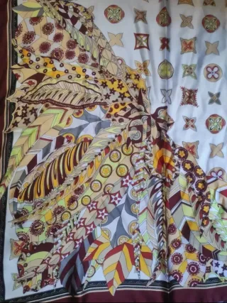 Pañuelo estampado multicolor