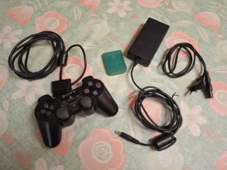 Mando PS2, Adaptador AC y Memory Card Original