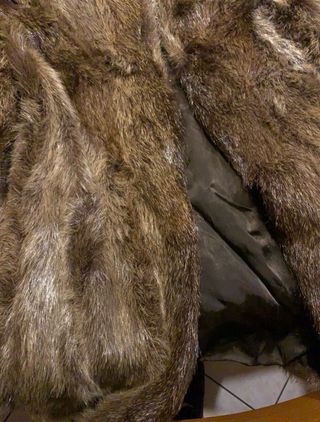 Pelliccia donna cappotto marrone