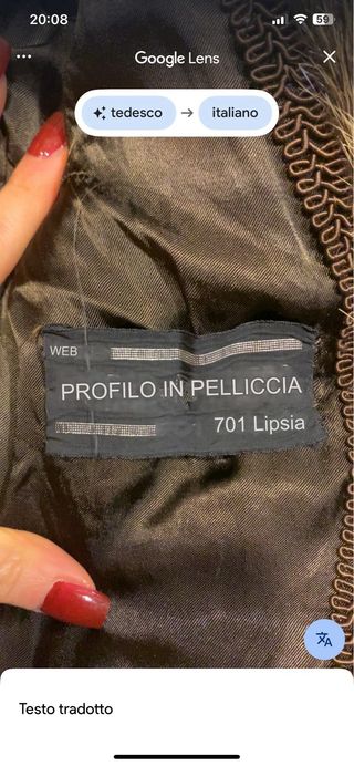 Pelliccia donna cappotto marrone