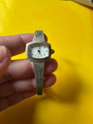 Reloj Dux Vintage Plata y Blanco