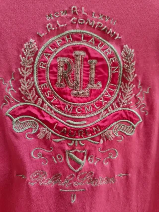 Camiseta Ralph Lauren Rosa Talla L