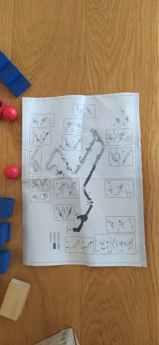 Juego de madera carrera de dominó